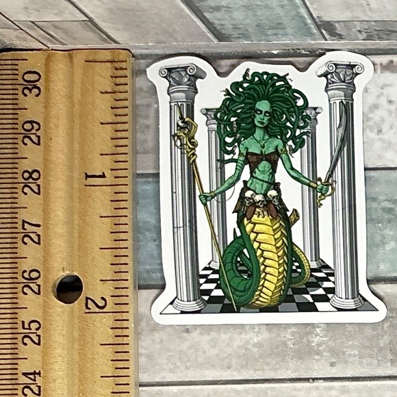🌀10/$10🌀 Greece Greek Mythology Reusable Waterproof Vinyl Sticker Decal - Picture 1 of 1